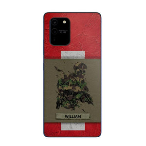 Personalized Swiss Soldier/ Veteran Phonecase 3D Printed 23JAN-HY13