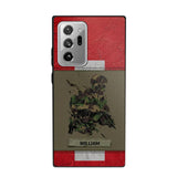 Personalized Swiss Soldier/ Veteran Phonecase 3D Printed 23JAN-HY13