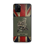 Personalized UK Soldier/ Veteran Phonecase 3D Printed 23JAN-HY13