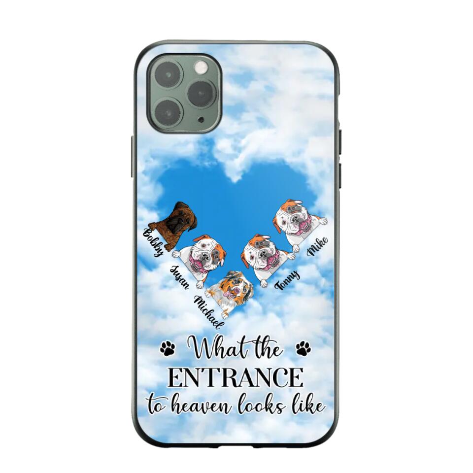 Personalized What The Entrance To Heaven Looks Like Dog Lovers Phonecase 3D Printed PNHY1601