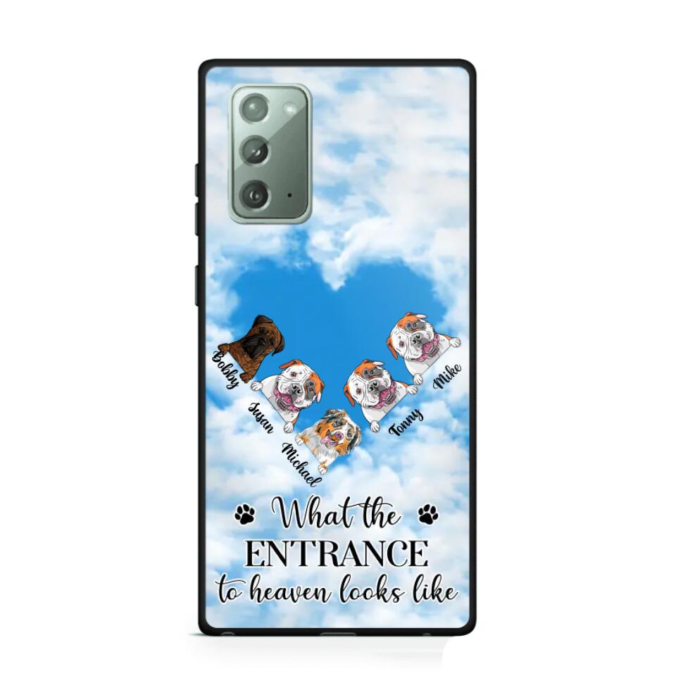 Personalized What The Entrance To Heaven Looks Like Dog Lovers Phonecase 3D Printed PNHY1601