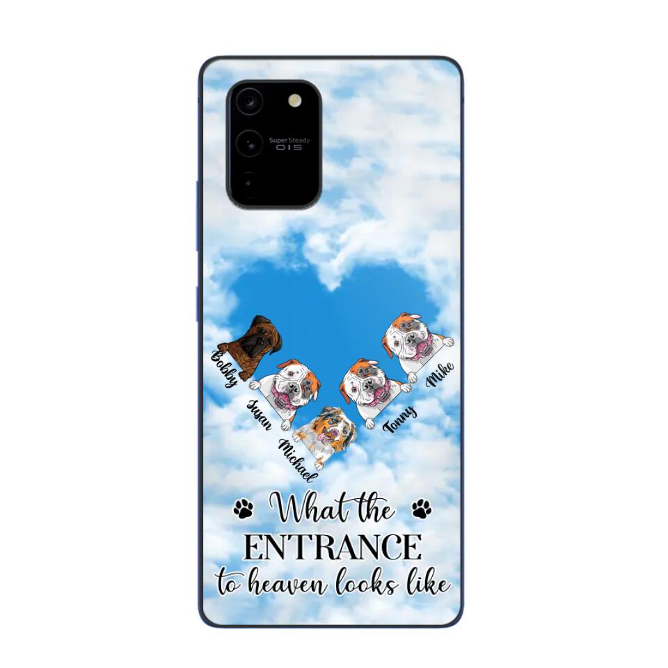 Personalized What The Entrance To Heaven Looks Like Dog Lovers Phonecase 3D Printed PNHY1601