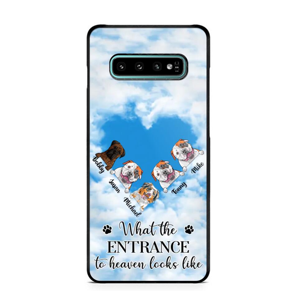 Personalized What The Entrance To Heaven Looks Like Dog Lovers Phonecase 3D Printed PNHY1601