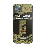 Personalized Australian Soldier/ Veteran Once A Soldier Always A Soldier Phonecase 3D Printed QTHQ1701