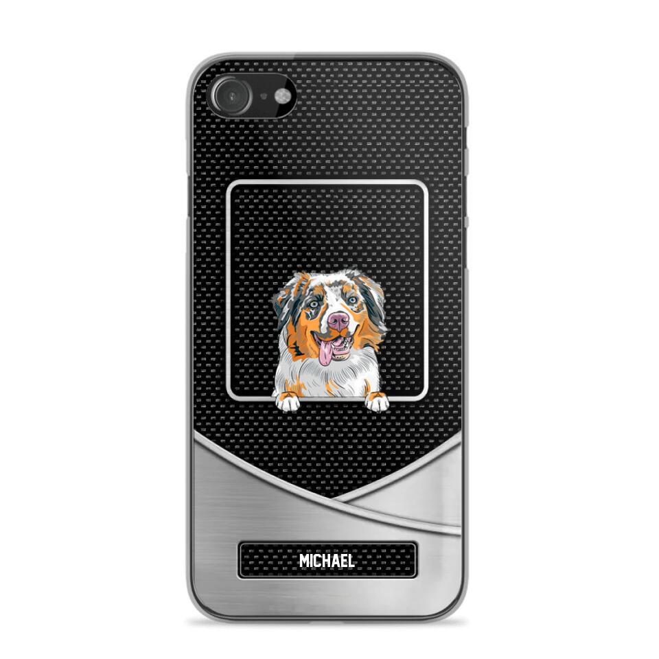 Personalized Dogs & Tag Name Phonecase Printed 23JAN-HQ29