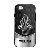 Personalized French Veteran Logo & Tag Name Phonecase Printed 23JAN-VD29