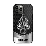 Personalized French Veteran Logo & Tag Name Phonecase Printed 23JAN-VD29