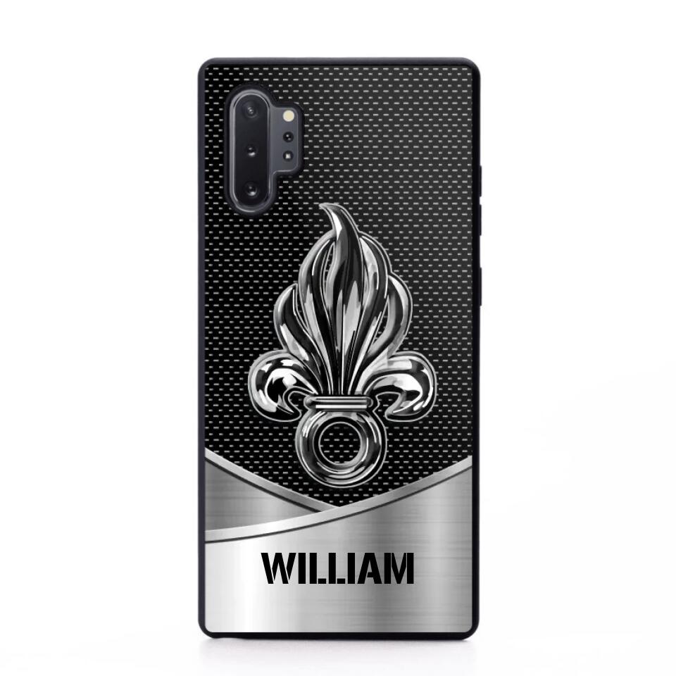 Personalized French Veteran Logo & Tag Name Phonecase Printed 23JAN-VD29