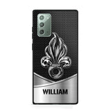 Personalized French Veteran Logo & Tag Name Phonecase Printed 23JAN-VD29