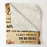 Personalized To My Daughter Wherever Your Journey In Life May Take You I Pray You'll Always Be Safe Enjoy The Ride Horse Riding Quilt Blanket Printed 23JAN-HQ29