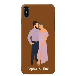 Personalized Your Couple Image Art Phonecase Printed QTVD0202