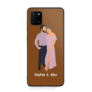 Personalized Your Couple Image Art Phonecase Printed QTVD0202