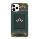 Personalized Belgium Soldier/ Veteran Rank Camo Phonecase Printed 23FEB-DT03