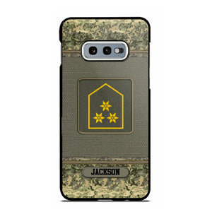 Personalized Austrian Soldier/ Veteran Rank Camo Phonecase Printed 23FEB-DT03