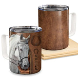 Personalized Horse Lovers Mug Printed 23FEB-HQ04