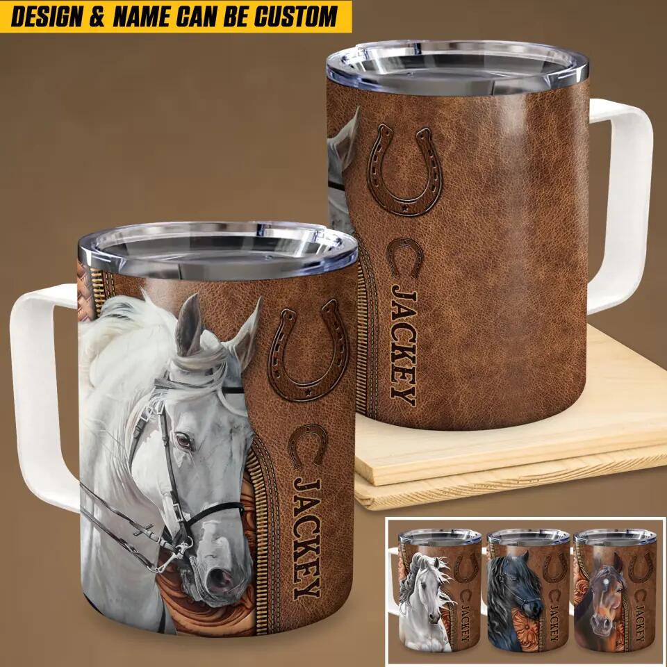 Personalized Horse Lovers Mug Printed 23FEB-HQ04