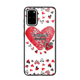 Personalized Grandma's Sweethearts & Kid's Name Phonecase Printed 23FEB-VD08