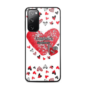 Personalized Grandma's Sweethearts & Kid's Name Phonecase Printed 23FEB-VD08