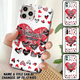 Personalized Grandma's Sweethearts & Kid's Name Phonecase Printed 23FEB-VD08