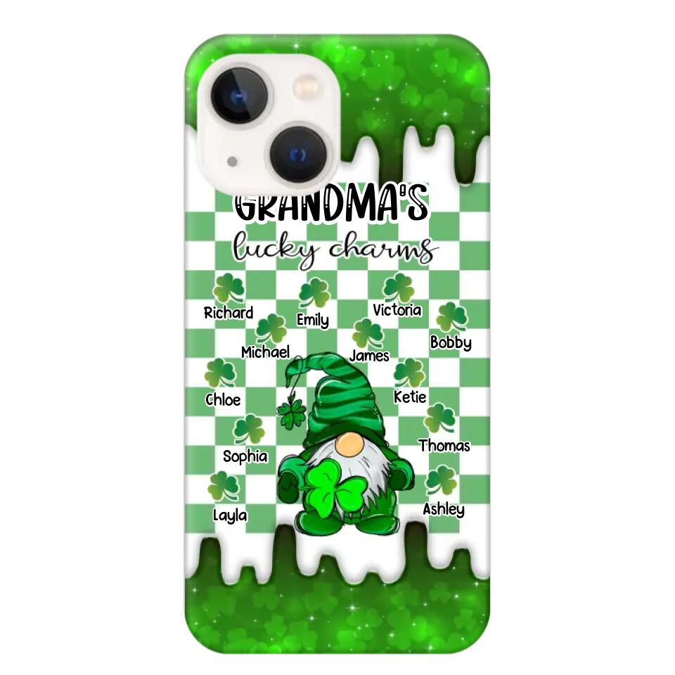 Personalized Grandma's Lucky Charms Kid Name Phonecase Printed QTVD0802