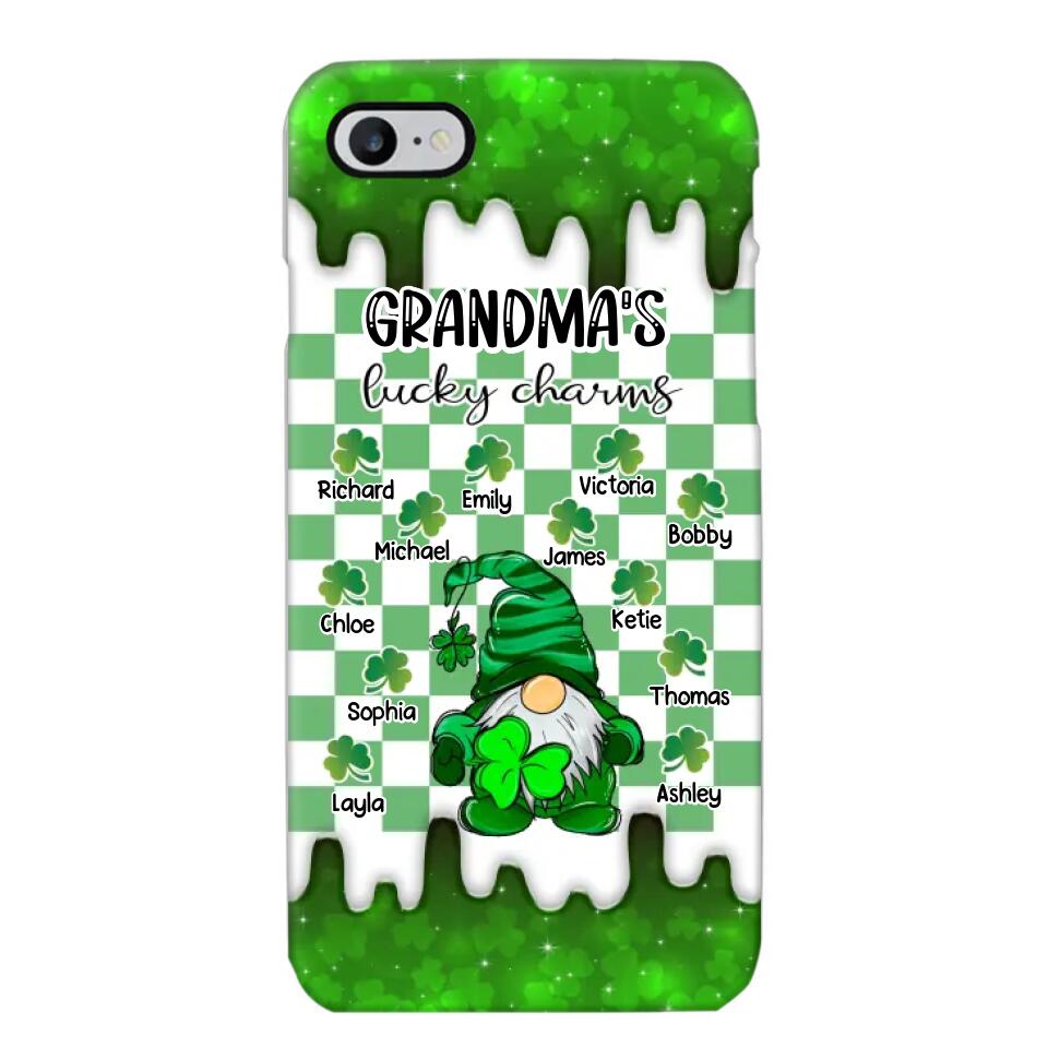 Personalized Grandma's Lucky Charms Kid Name Phonecase Printed QTVD0802