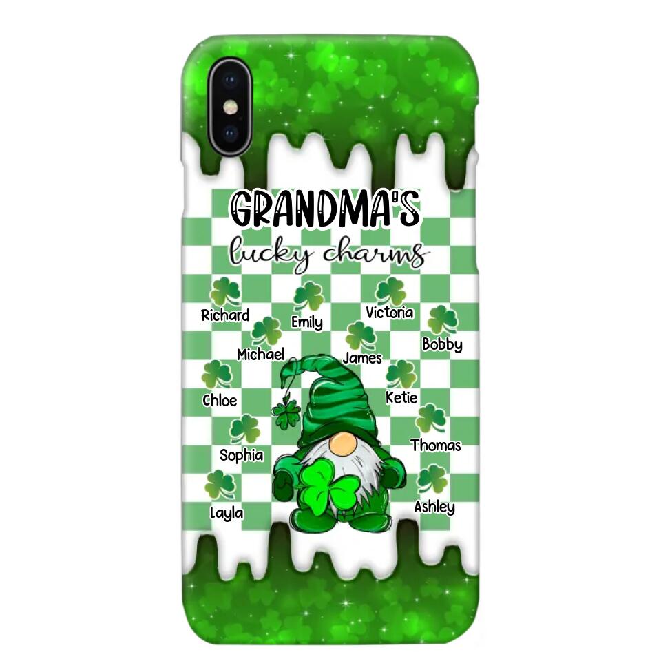 Personalized Grandma's Lucky Charms Kid Name Phonecase Printed QTVD0802