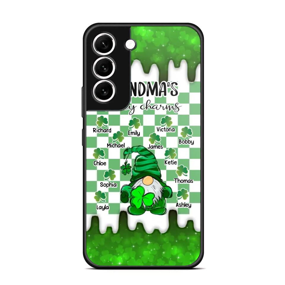 Personalized Grandma's Lucky Charms Kid Name Phonecase Printed QTVD0802