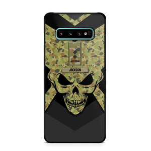 Personalized Australian Soldier/ Veteran Rank Camo with Name Phonecase Printed 23FEB-HQ10