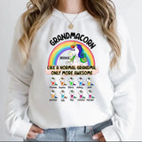 Personalized Grandmacorn Like A Normal Grandma Only more Awesome Kid Name Tshirt Or Sweatshirt Printed PNVD1302