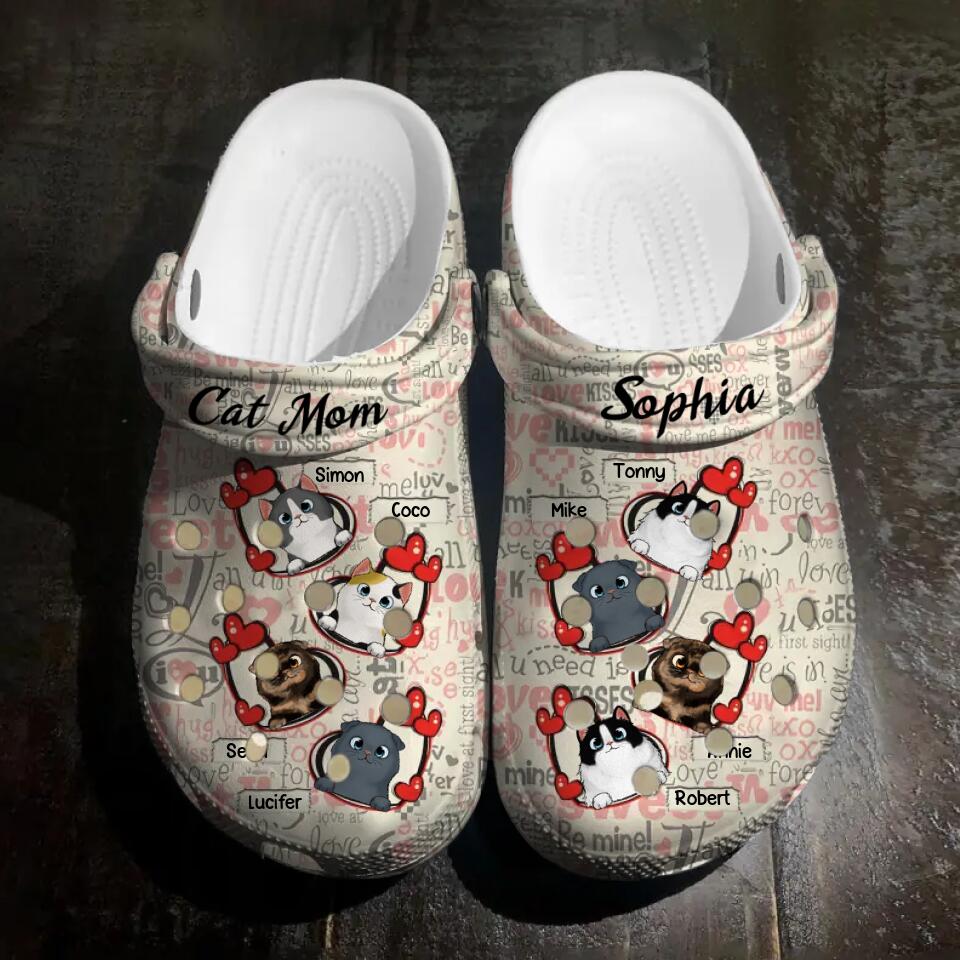 Personalized Cat Mom Clog Slipper Shoes
Printed PNVD1502