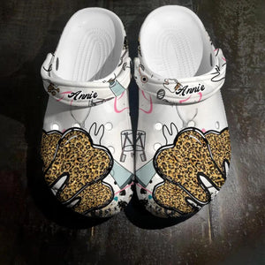 Personalized Dental Clog Slipper Shoes Printed QTHQ1702