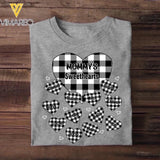 Personalized Mommy's Sweethearts & Kid's Name Tshirt Printed 23FEB-VD15