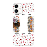 Personalized Hearts Dog Lovers Phonecase Printed 23FEB-VD20