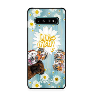 Personalized Flowers Dog Mom Dog Lovers Phonecase Printed QTHQ2002