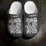 Personalized Australian Veteran/Soldier, I Am Who I Am Clog Slipper Shoes Printed QTHQ2202