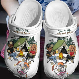 Personalized You & Me And The Dogs Clog Slipper Shoes Printed 23FEB-DT21