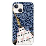 Personalized Cats with Colorful Leopard Skin Cat Lovers Gift Phonecase Printed 23FEB-HQ23