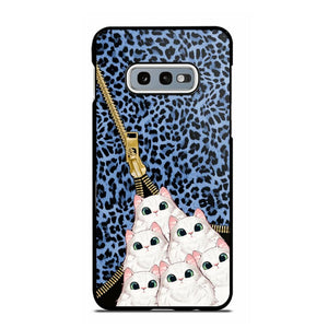 Personalized Cats with Colorful Leopard Skin Cat Lovers Gift Phonecase Printed 23FEB-HQ23