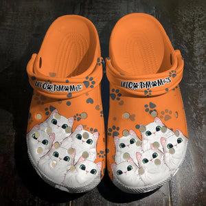 Personalized Life Is Better With Cats CatMom Fur Mama Cat Lovers Gifts Clog Slipper Shoes Printed 23FEB-DT23