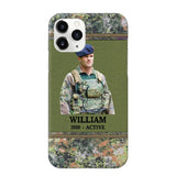 Personalized Upload Photo Netherlands Veteran/Soldier Phonecase Printed 23FEB-HQ28