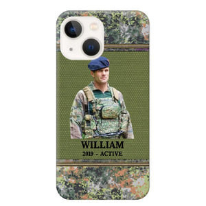 Personalized Upload Photo Netherlands Veteran/Soldier Phonecase Printed 23FEB-HQ28