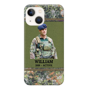 Personalized Upload Photo Netherlands Veteran/Soldier Phonecase Printed 23FEB-HQ28