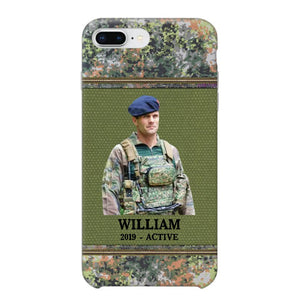 Personalized Upload Photo Netherlands Veteran/Soldier Phonecase Printed 23FEB-HQ28