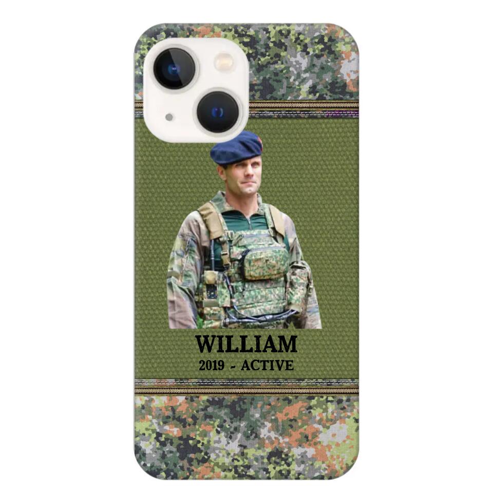 Personalized Upload Photo Netherlands Veteran/Soldier Phonecase Printed 23FEB-HQ28