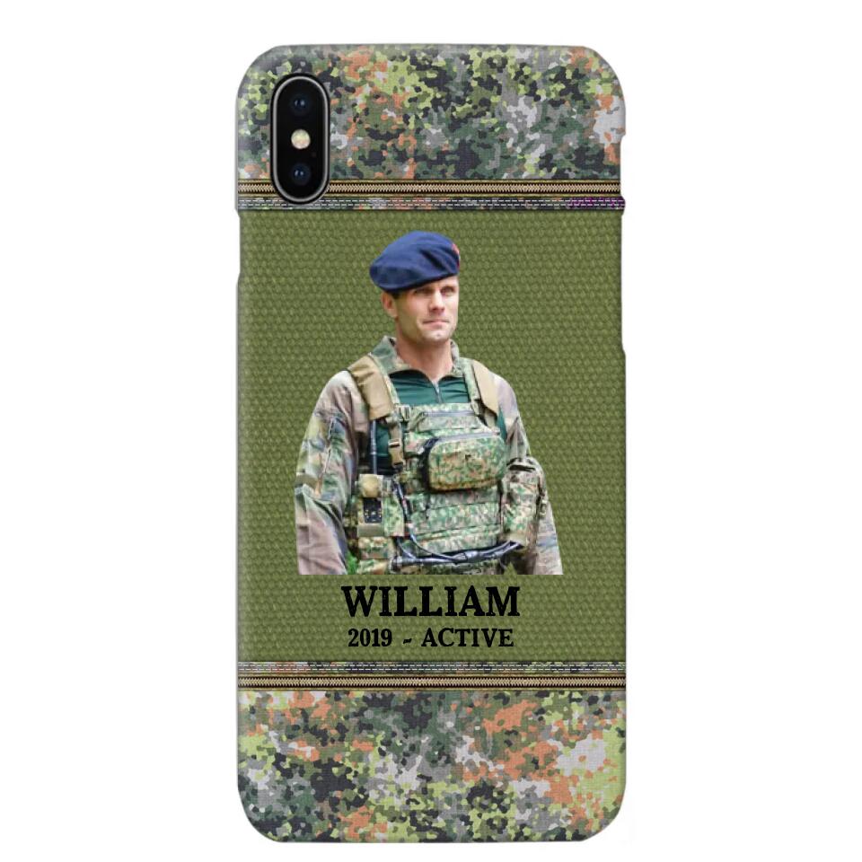 Personalized Upload Photo Netherlands Veteran/Soldier Phonecase Printed 23FEB-HQ28