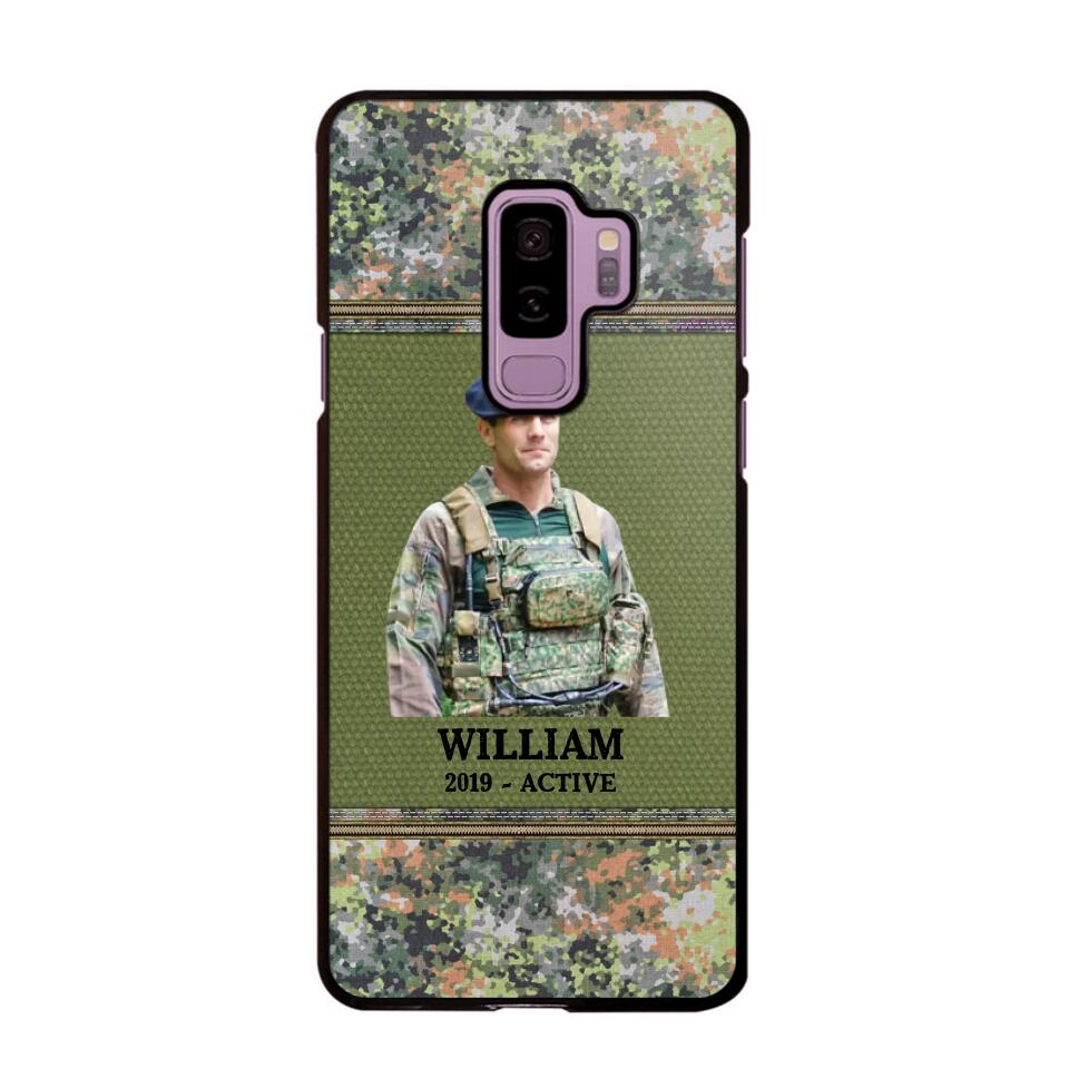 Personalized Upload Photo Netherlands Veteran/Soldier Phonecase Printed 23FEB-HQ28