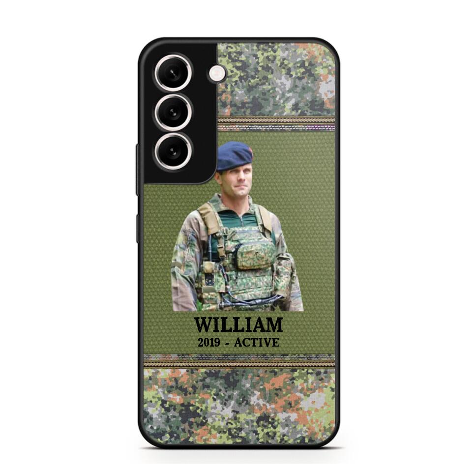 Personalized Upload Photo Netherlands Veteran/Soldier Phonecase Printed 23FEB-HQ28