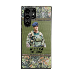 Personalized Upload Photo Netherlands Veteran/Soldier Phonecase Printed 23FEB-HQ28