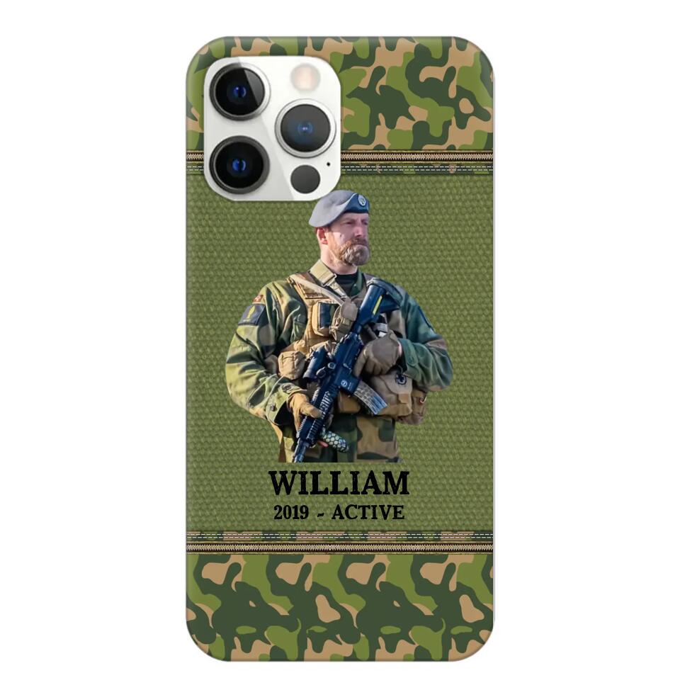 Personalized Upload Photo Norwegian Veteran/Soldier Phonecase Printed 23FEB-HQ28