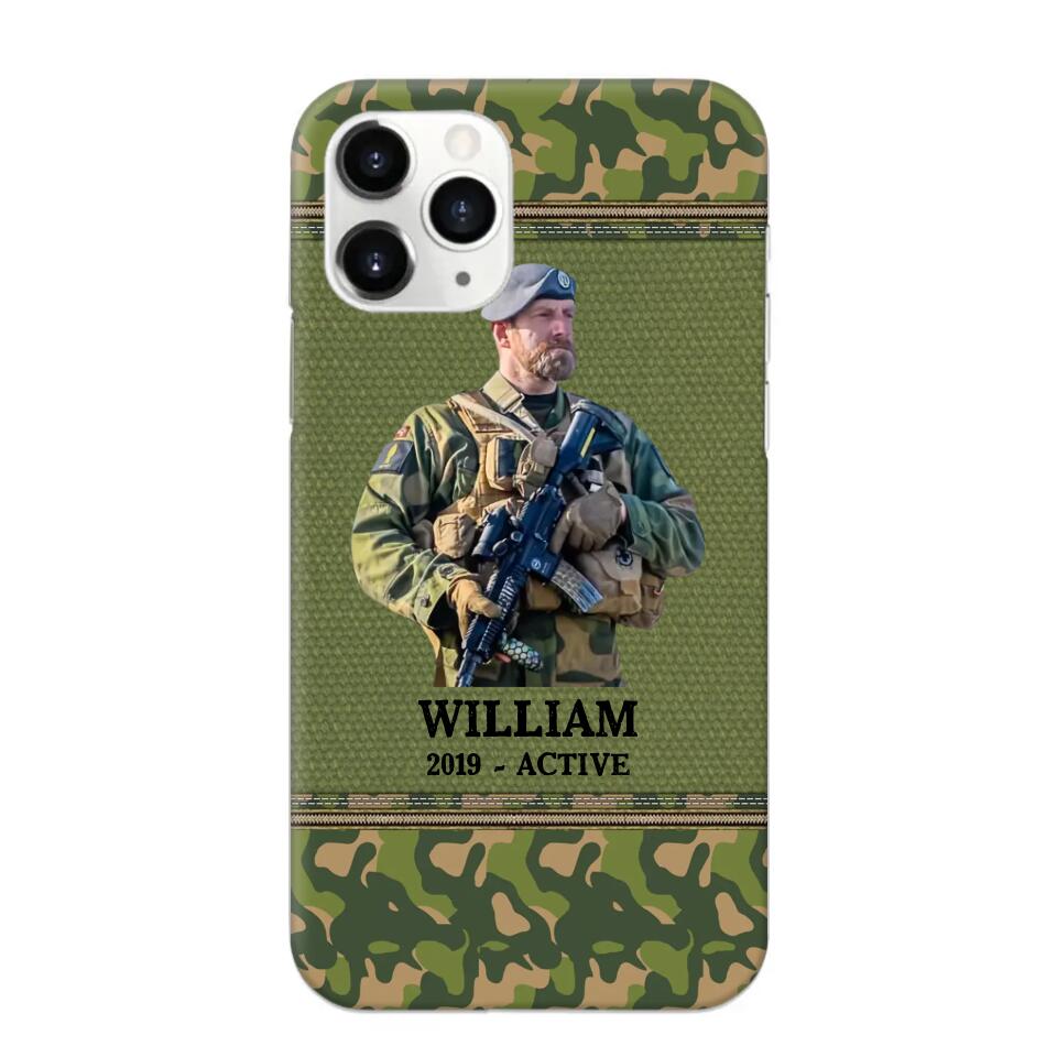 Personalized Upload Photo Norwegian Veteran/Soldier Phonecase Printed 23FEB-HQ28